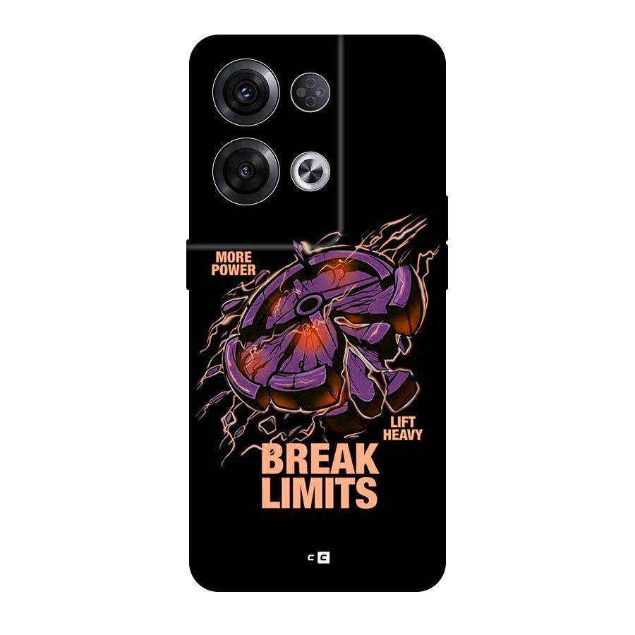 Break Limits Back Case for Oppo Reno8 Pro 5G