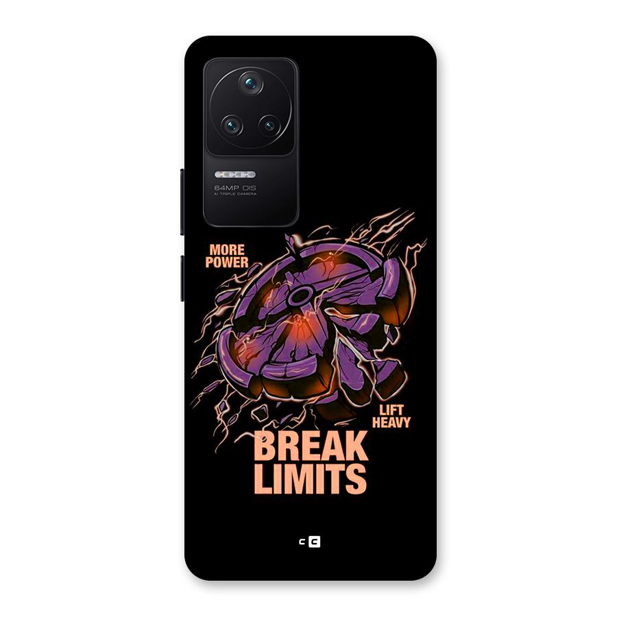 Break Limits Back Case for Poco F4 5G