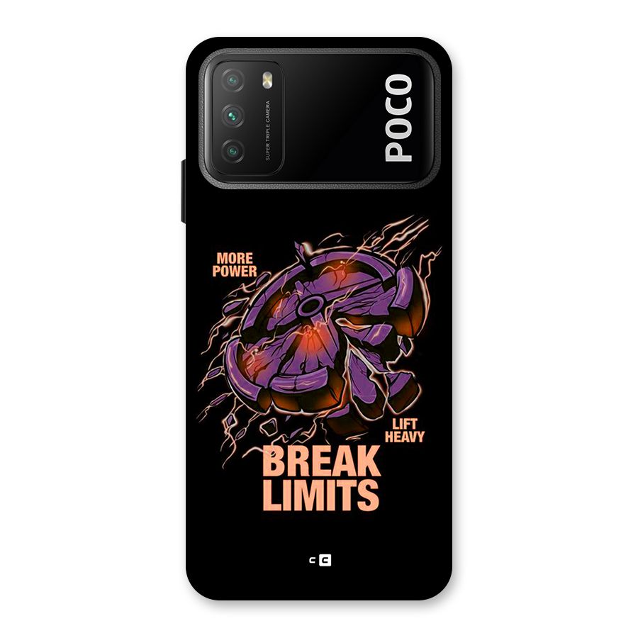 Break Limits Back Case for Poco M3