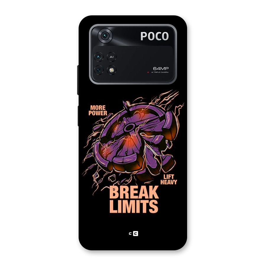 Break Limits Back Case for Poco M4 Pro 4G