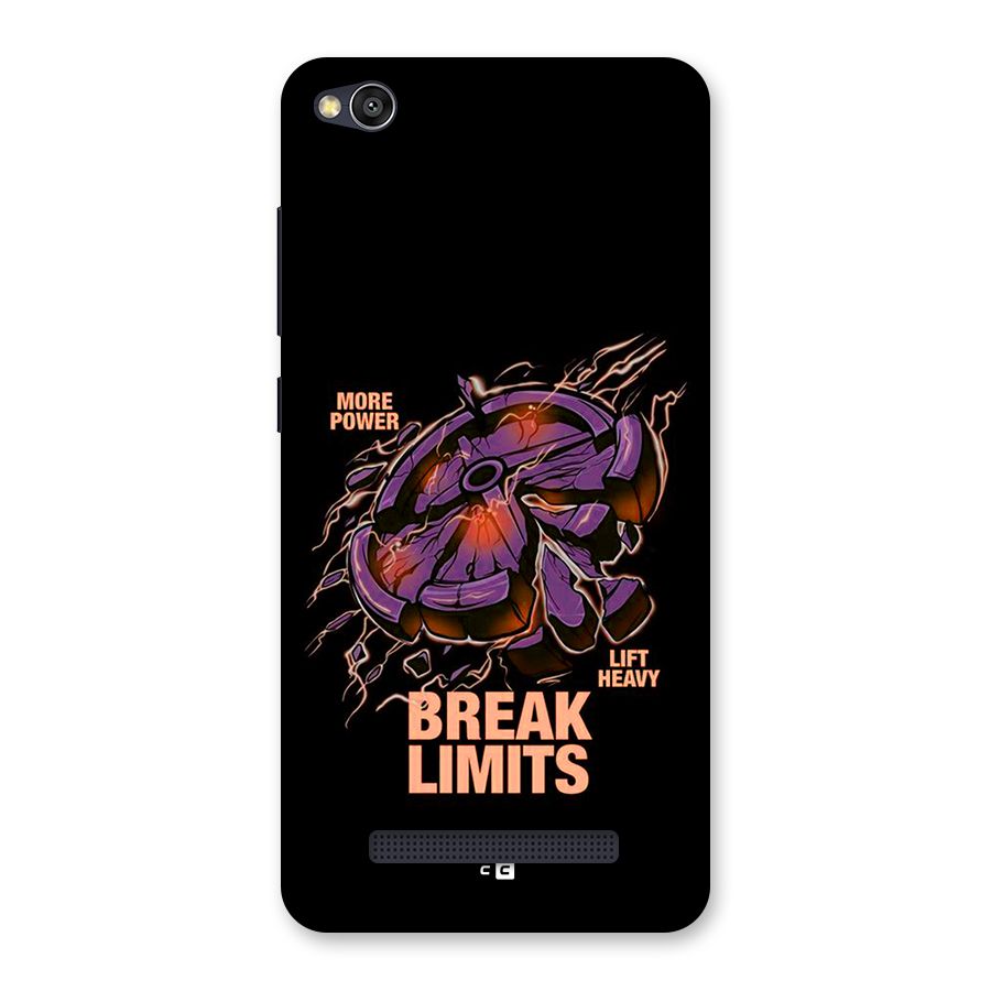 Break Limits Back Case for Redmi 4A