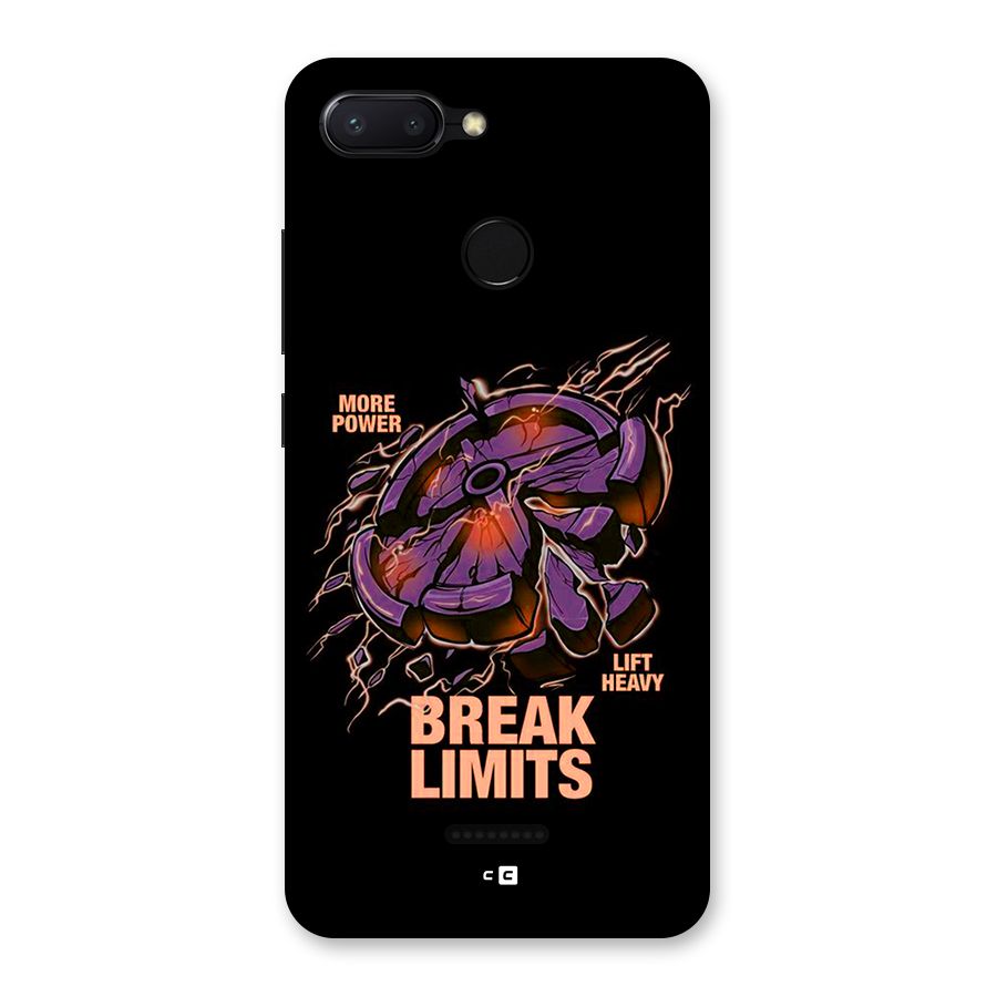 Break Limits Back Case for Redmi 6