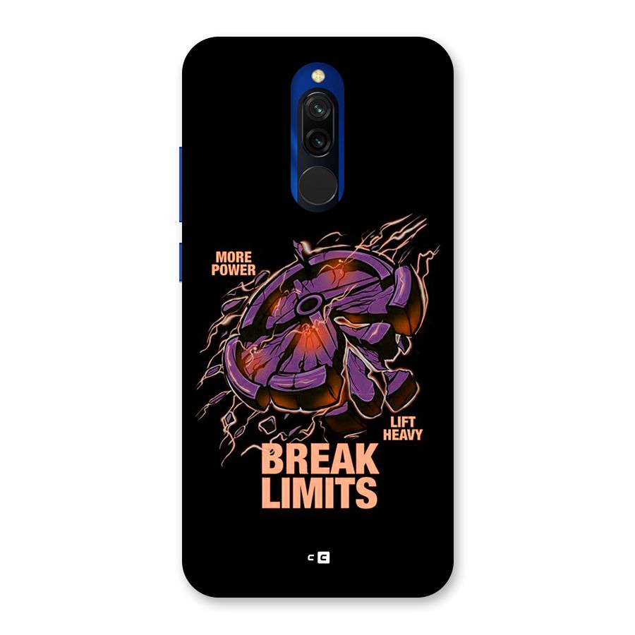 Break Limits Back Case for Redmi 8