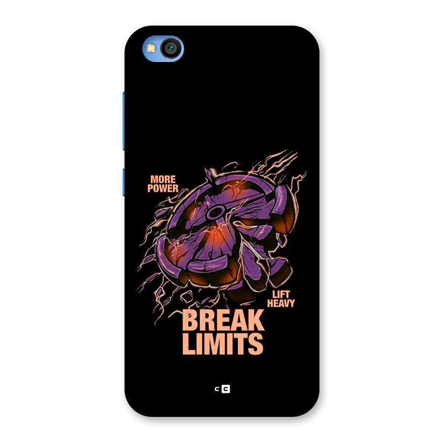 Break Limits Back Case for Redmi Go