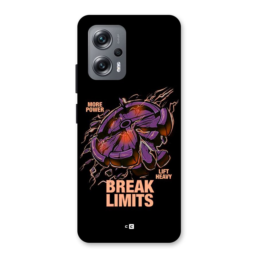 Break Limits Back Case for Redmi K50i