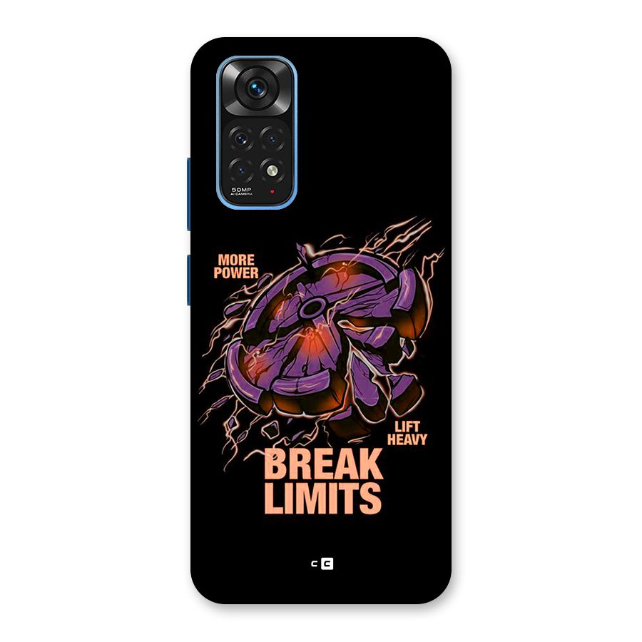 Break Limits Back Case for Redmi Note 11S
