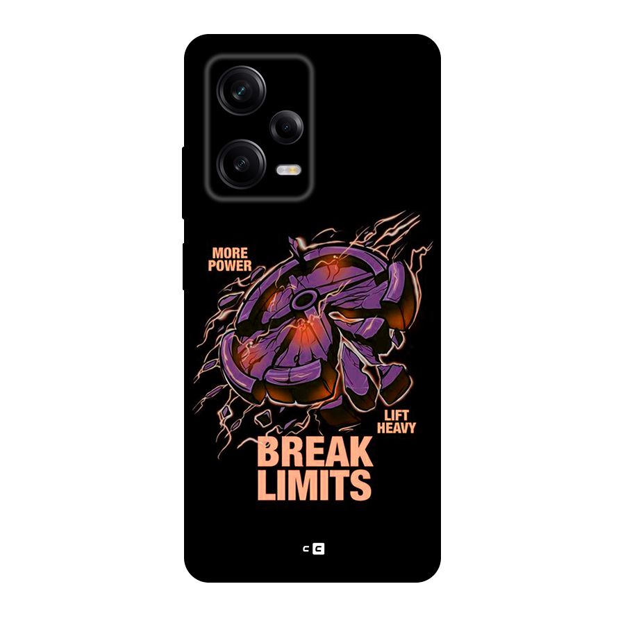 Break Limits Back Case for Redmi Note 12 Pro