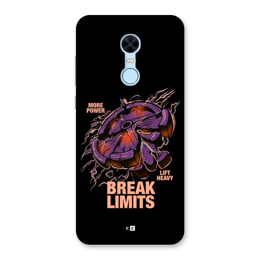 Break Limits Back Case for Redmi Note 5