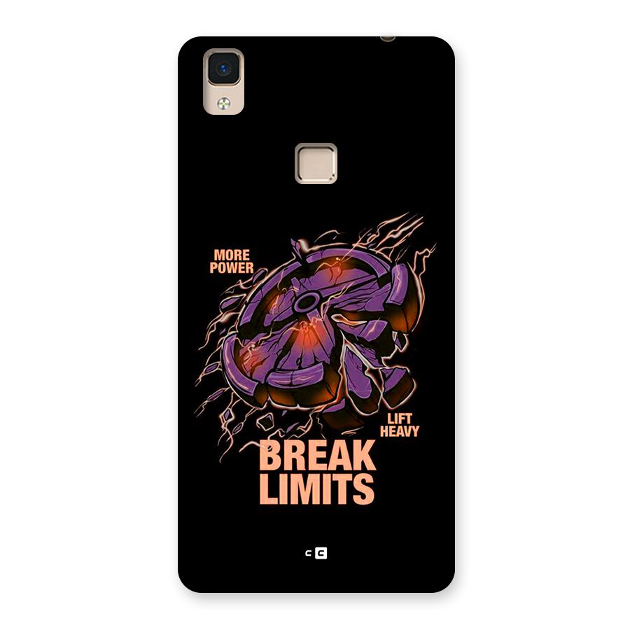 Break Limits Back Case for V3 Max