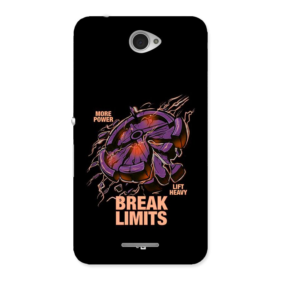 Break Limits Back Case for Xperia E4