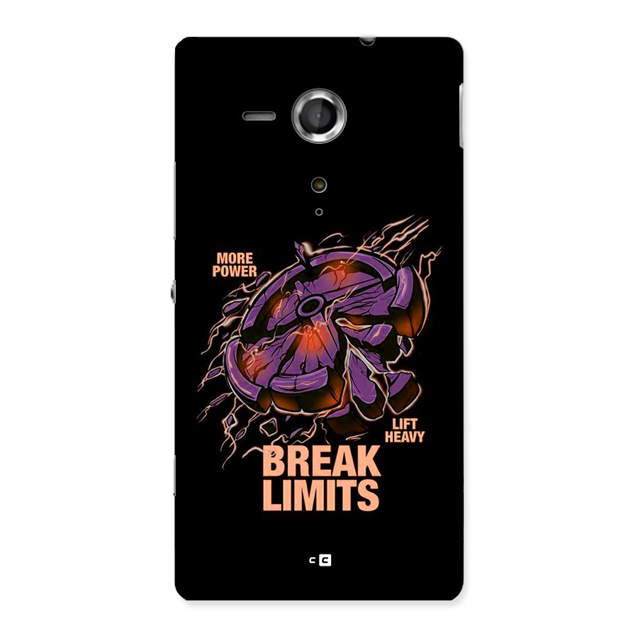 Break Limits Back Case for Xperia Sp