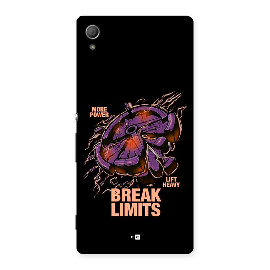Break Limits Back Case for Xperia Z3 Plus