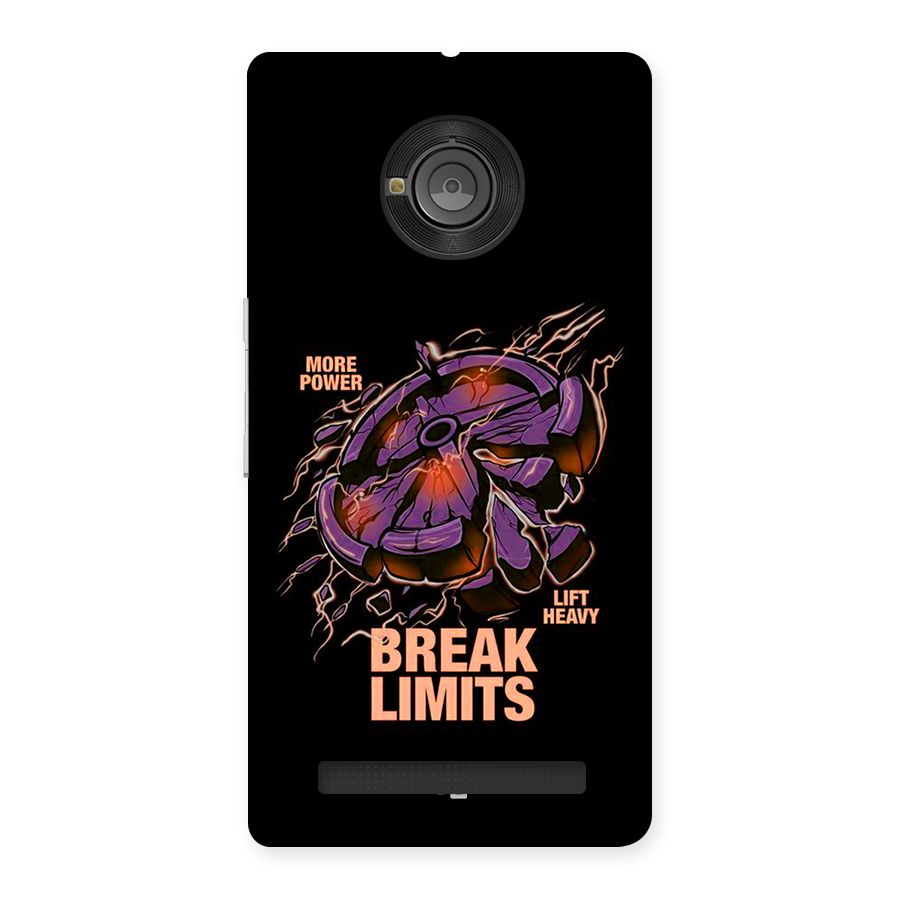 Break Limits Back Case for Yuphoria