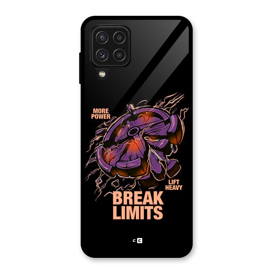 Break Limits Glass Back Case for Galaxy A22 4G