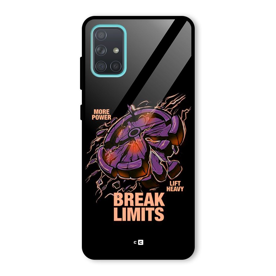 Break Limits Glass Back Case for Galaxy A71