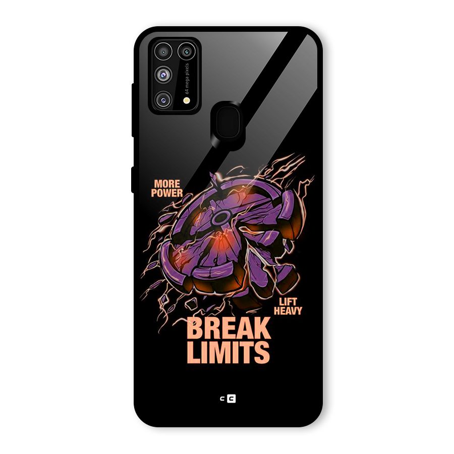 Break Limits Glass Back Case for Galaxy F41