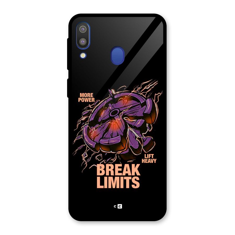 Break Limits Glass Back Case for Galaxy M20
