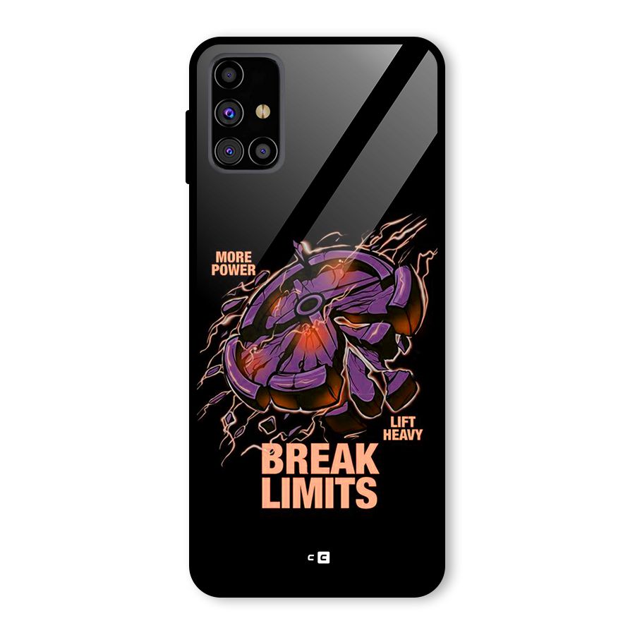 Break Limits Glass Back Case for Galaxy M31s