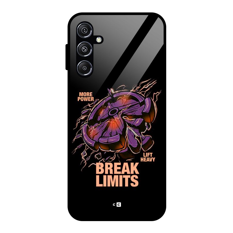 Break Limits Glass Back Case for Galaxy M34 5G