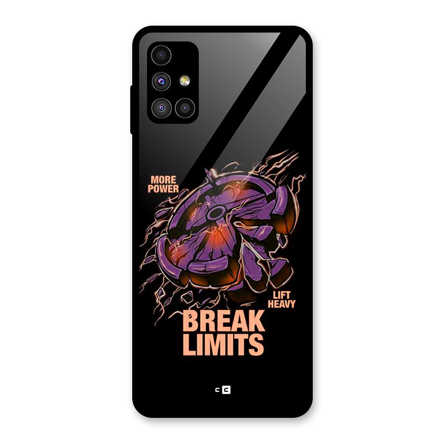 Break Limits Glass Back Case for Galaxy M51