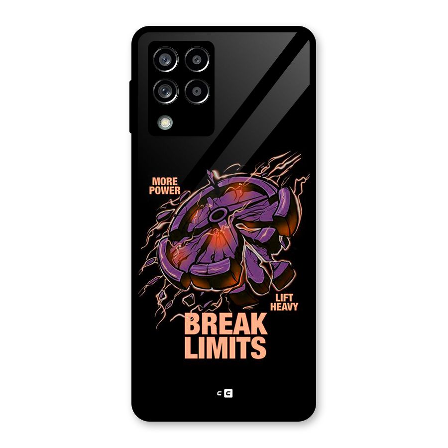 Break Limits Glass Back Case for Galaxy M53 5G