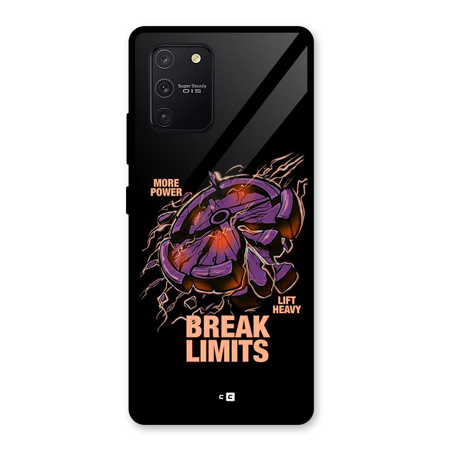 Break Limits Glass Back Case for Galaxy S10 Lite