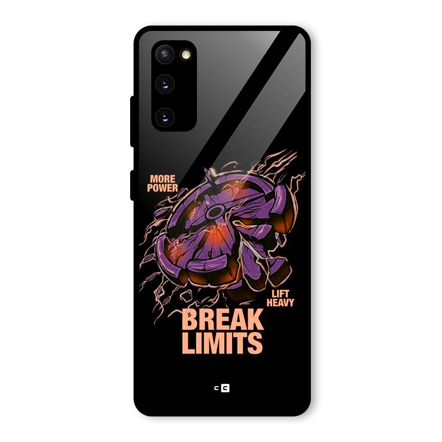 Break Limits Glass Back Case for Galaxy S20 FE