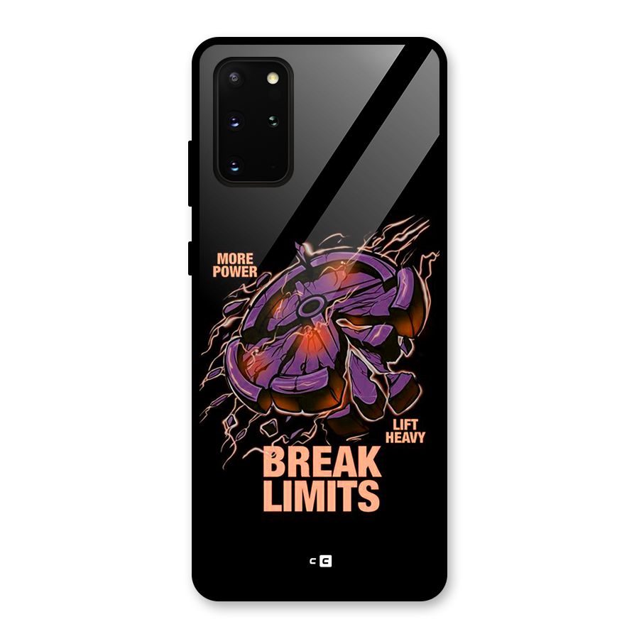 Break Limits Glass Back Case for Galaxy S20 Plus
