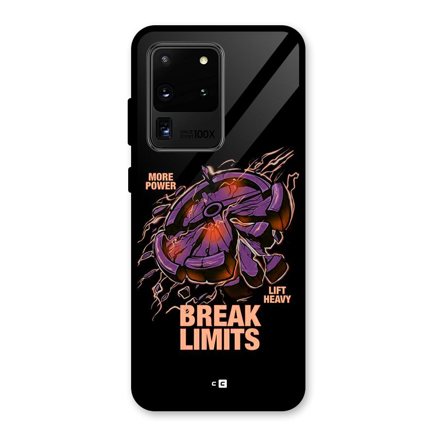 Break Limits Glass Back Case for Galaxy S20 Ultra