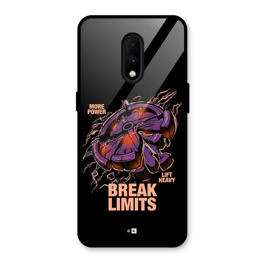 Break Limits Glass Back Case for OnePlus 7