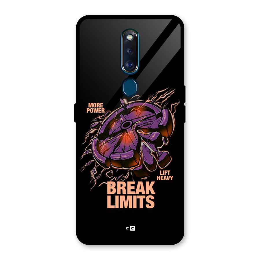 Break Limits Glass Back Case for Oppo F11 Pro