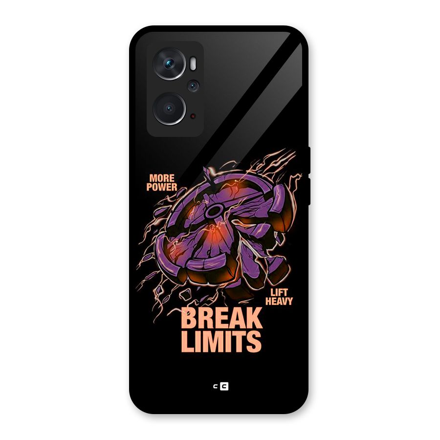 Break Limits Glass Back Case for Oppo K10 4G