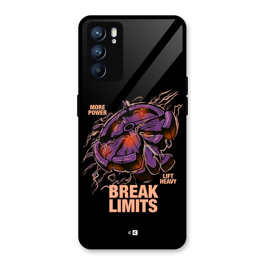 Break Limits Glass Back Case for Oppo Reno6 5G