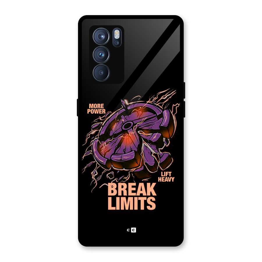 Break Limits Glass Back Case for Oppo Reno6 Pro 5G