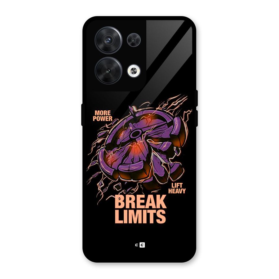 Break Limits Glass Back Case for Oppo Reno8 5G
