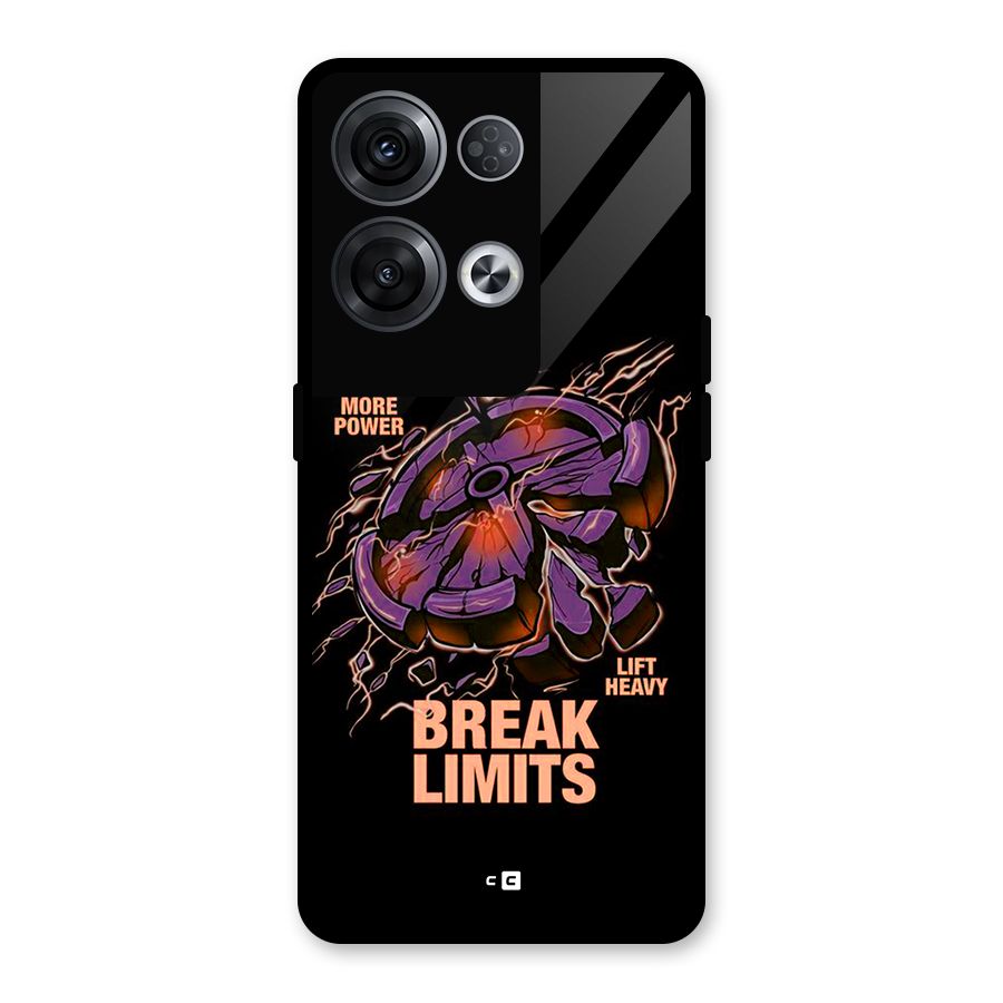 Break Limits Glass Back Case for Oppo Reno8 Pro 5G
