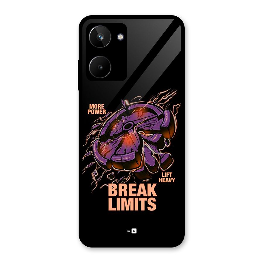 Break Limits Glass Back Case for Realme 10