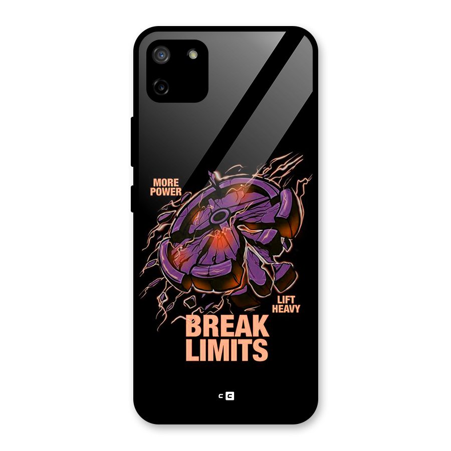 Break Limits Glass Back Case for Realme C11