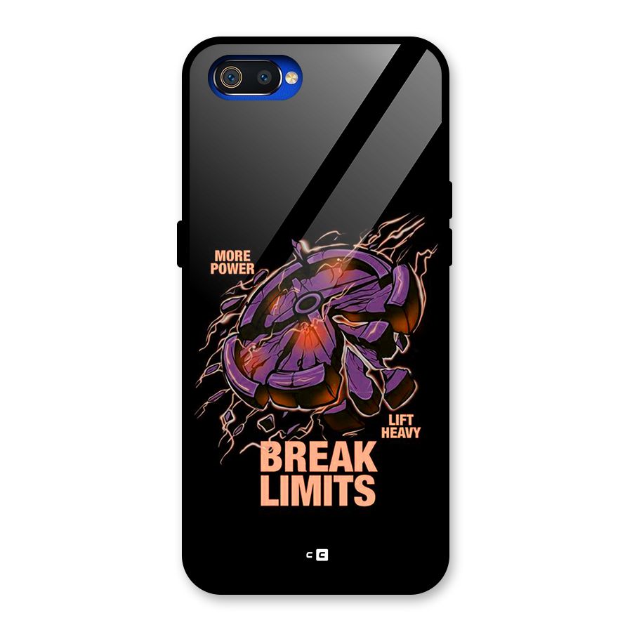 Break Limits Glass Back Case for Realme C2