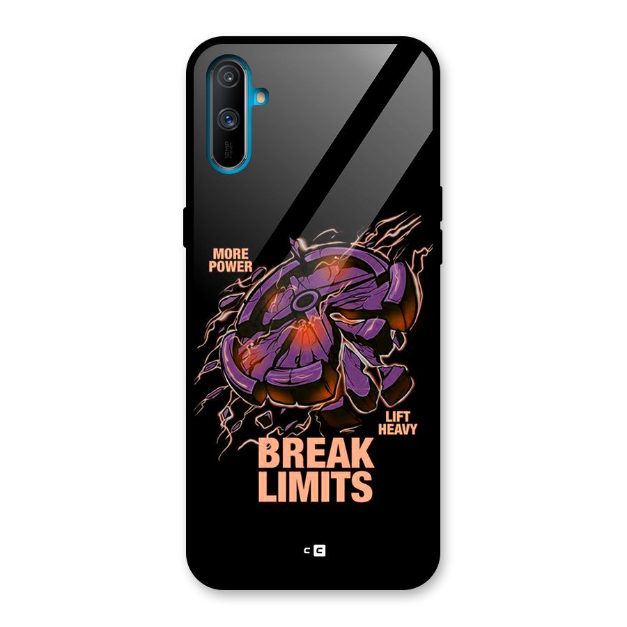 Break Limits Glass Back Case for Realme C3