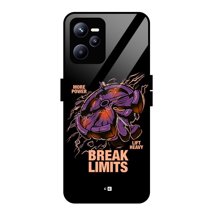 Break Limits Glass Back Case for Realme C35