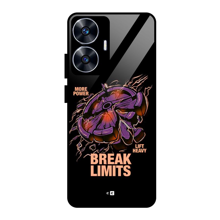 Break Limits Glass Back Case for Realme Narzo N55