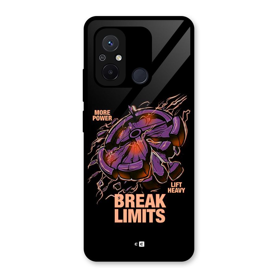 Break Limits Glass Back Case for Redmi 12C
