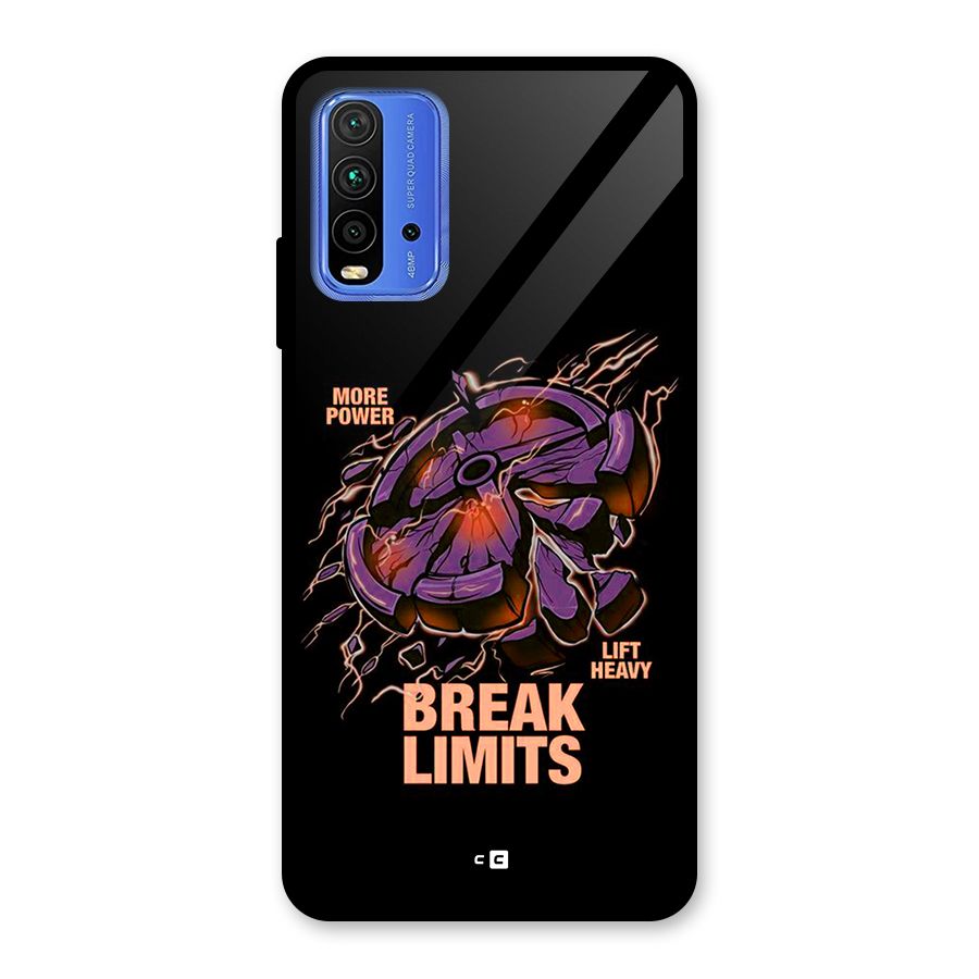 Break Limits Glass Back Case for Redmi 9 Power