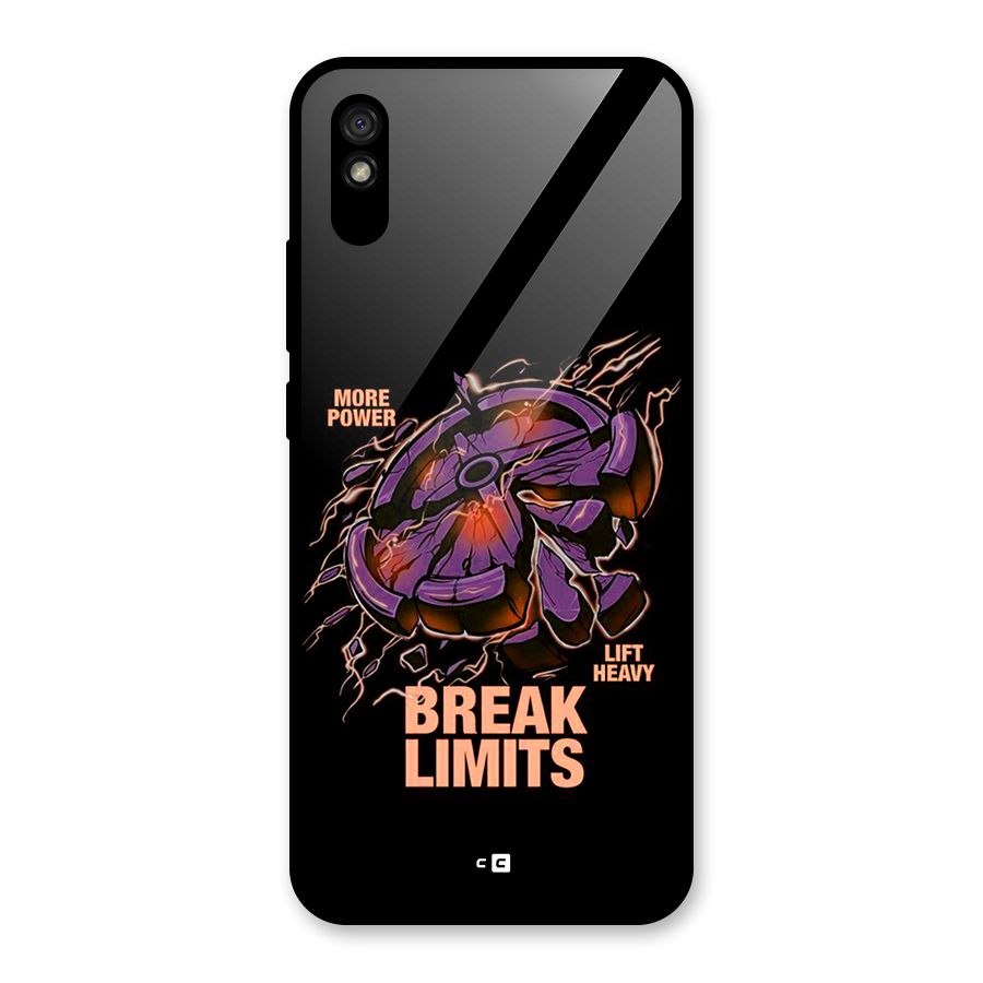 Break Limits Glass Back Case for Redmi 9i