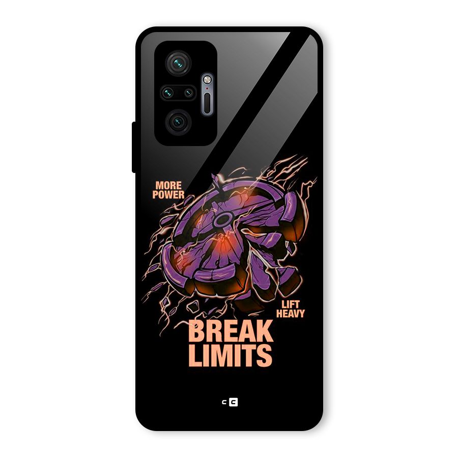 Break Limits Glass Back Case for Redmi Note 10 Pro