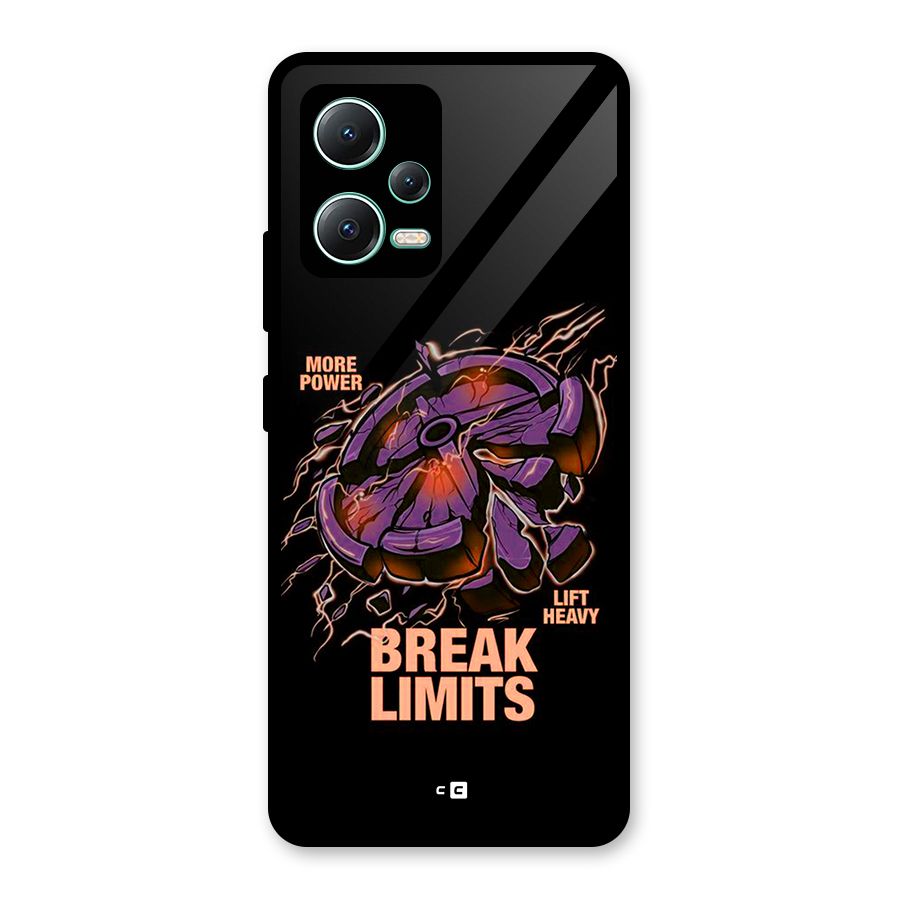 Break Limits Glass Back Case for Redmi Note 12 5G