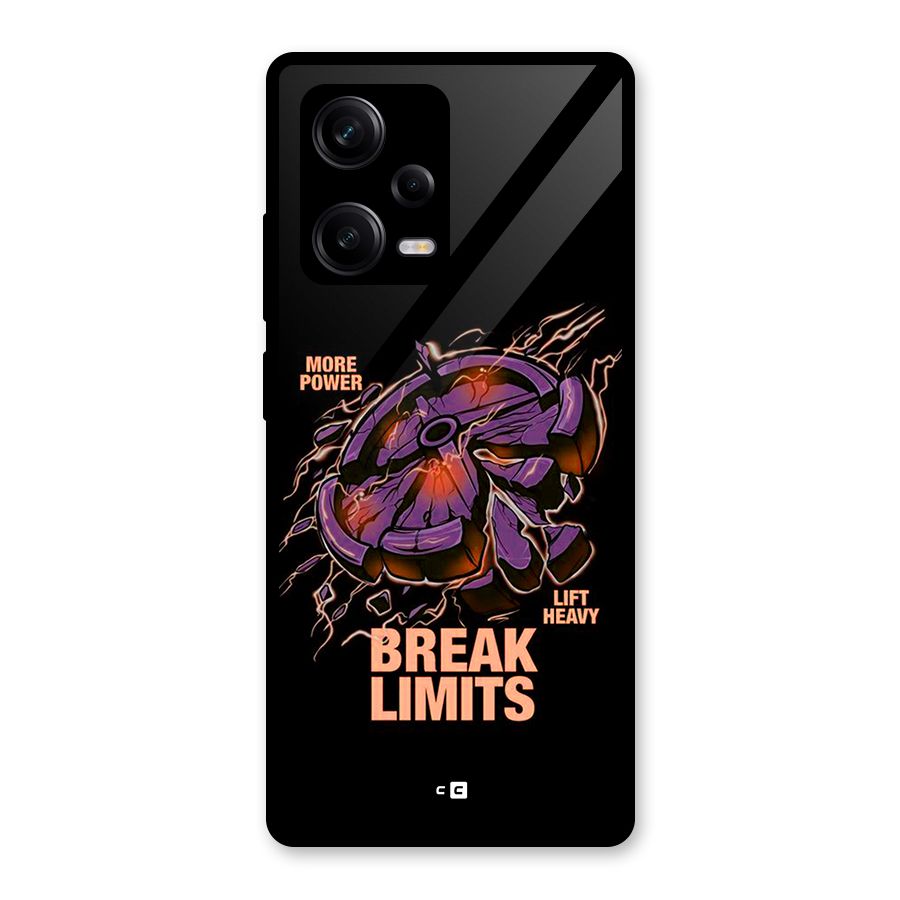 Break Limits Glass Back Case for Redmi Note 12 Pro