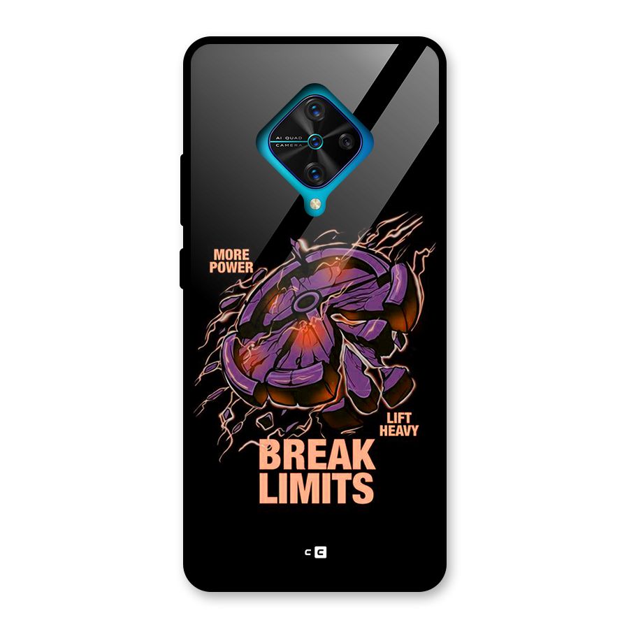 Break Limits Glass Back Case for Vivo S1 Pro