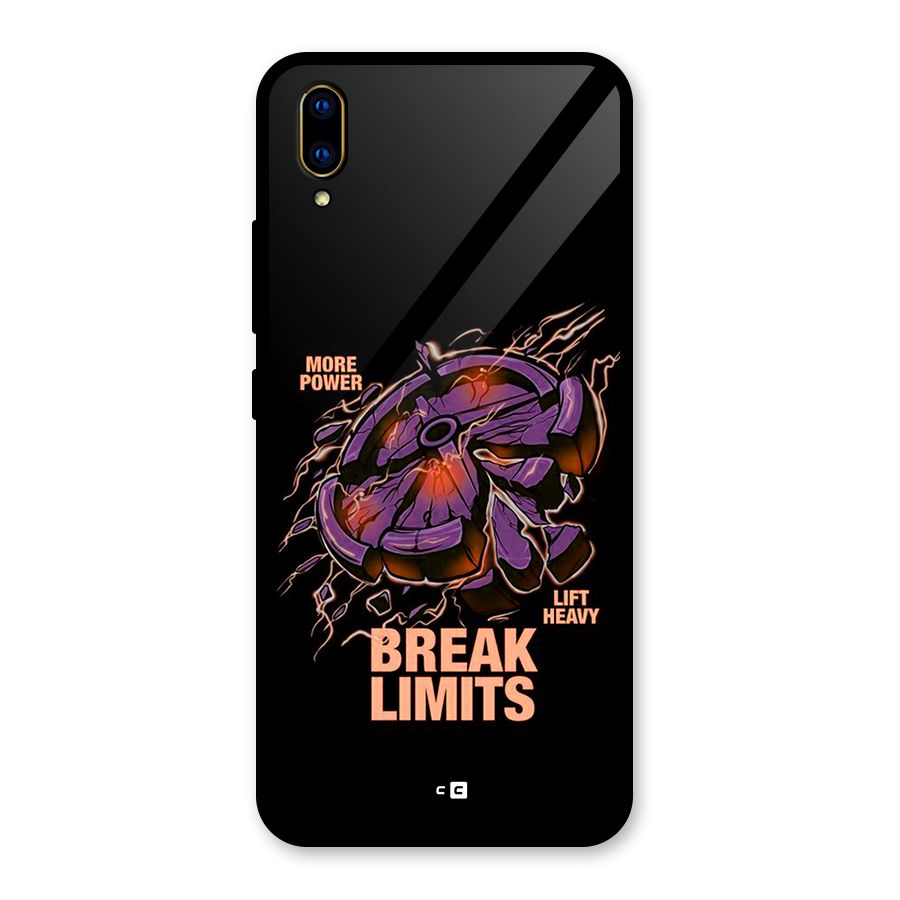 Break Limits Glass Back Case for Vivo V11 Pro